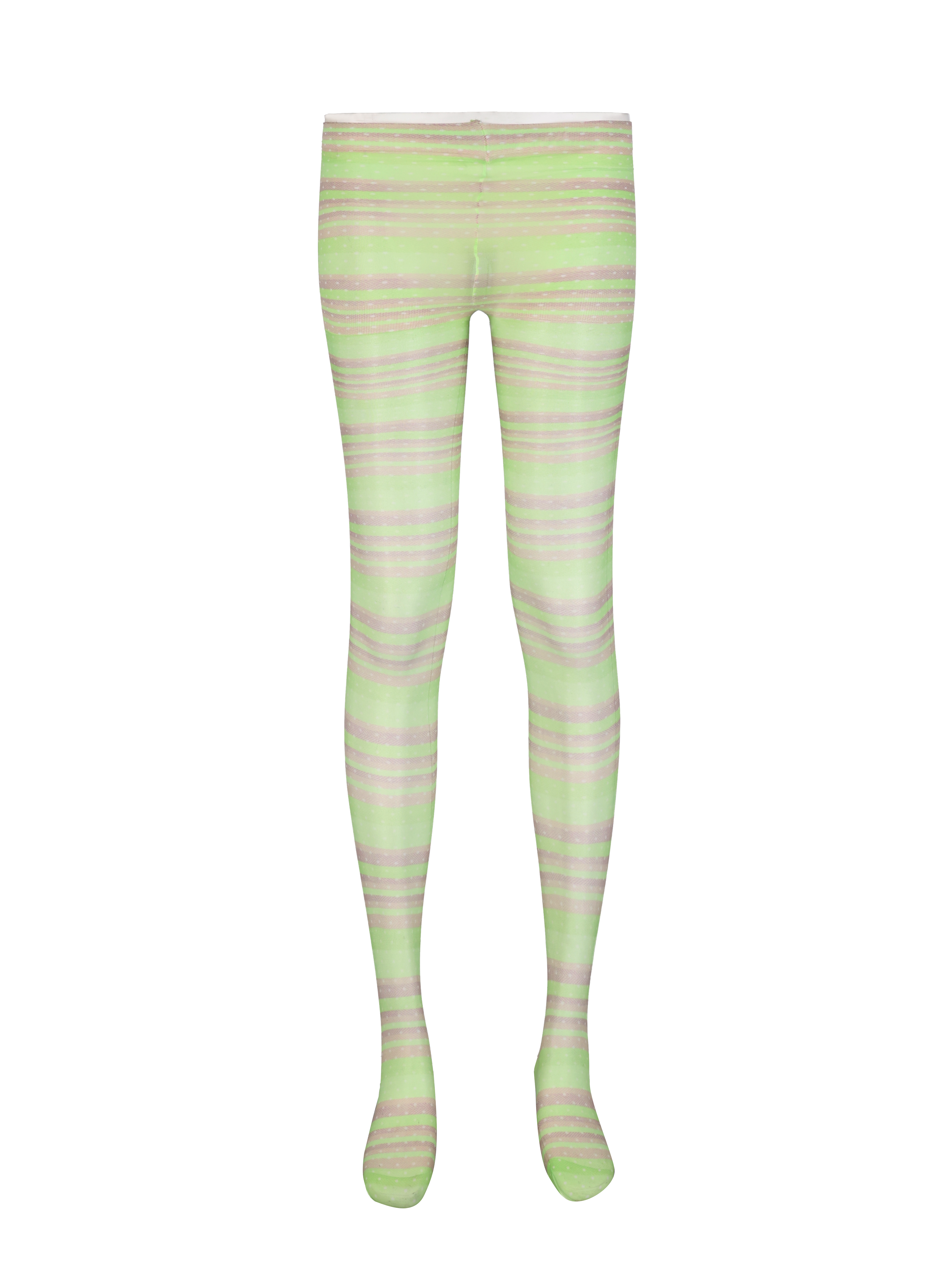 GREEN STIRPE TIGHTS – LESHIJ