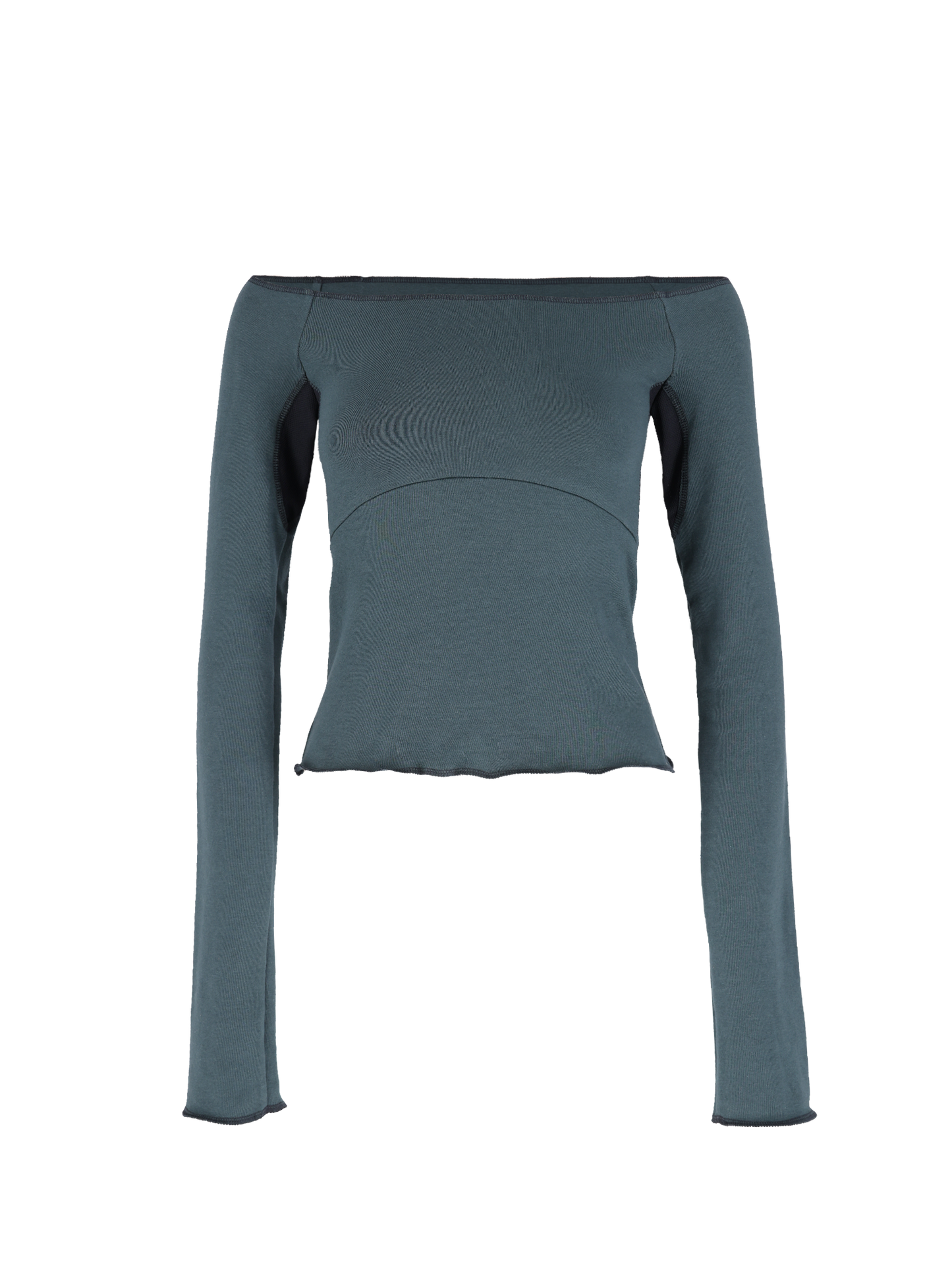 GUSSET OFF-SHOULDER TOP (MOSS)