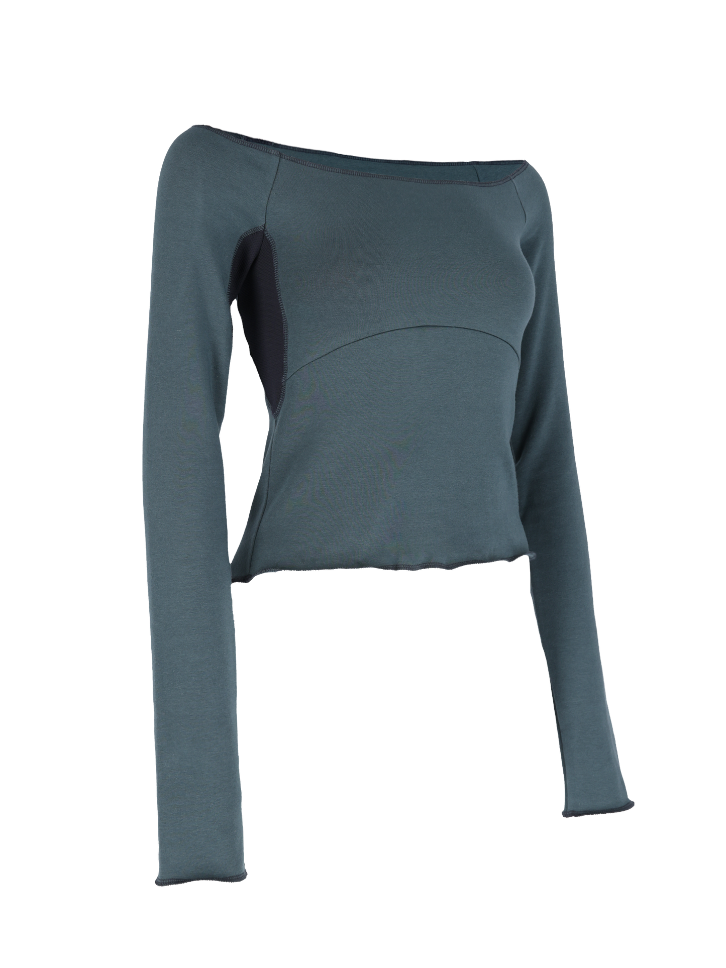 GUSSET OFF-SHOULDER TOP (MOSS)