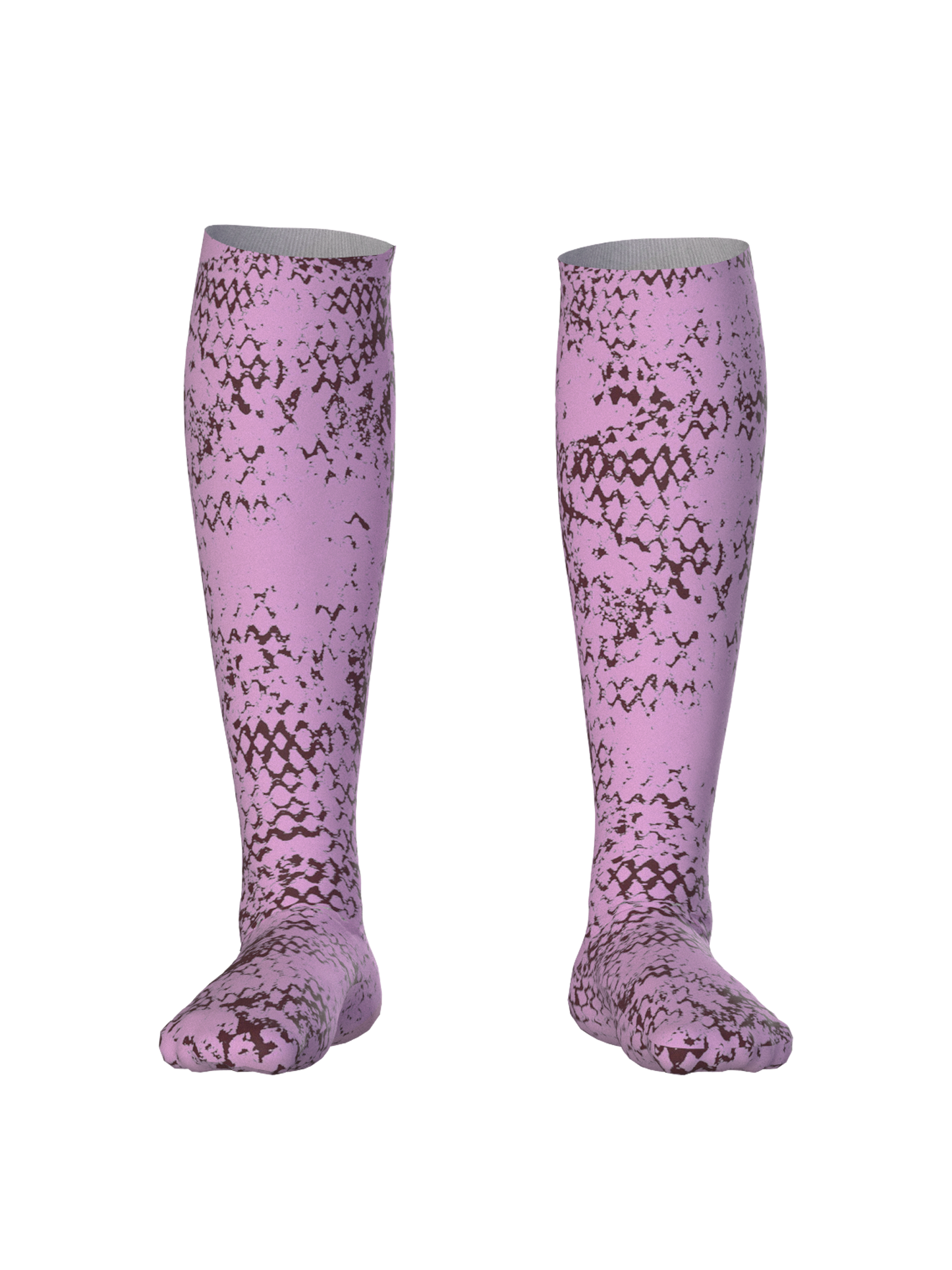 PINK PYTHON KNEE-HIGHS