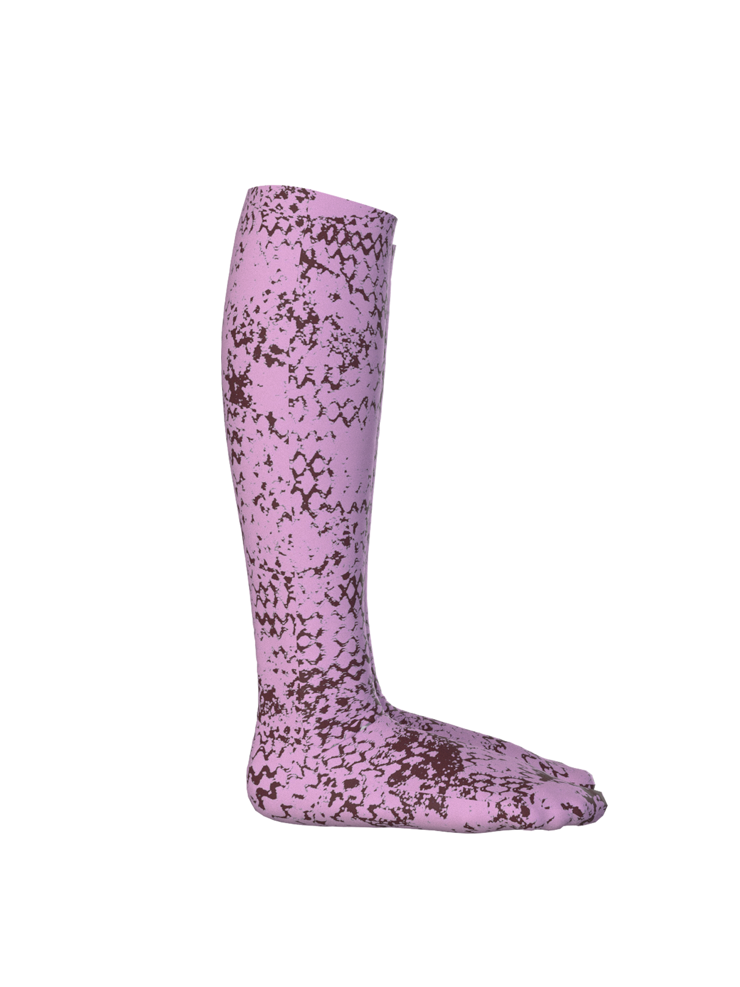 PINK PYTHON KNEE-HIGHS