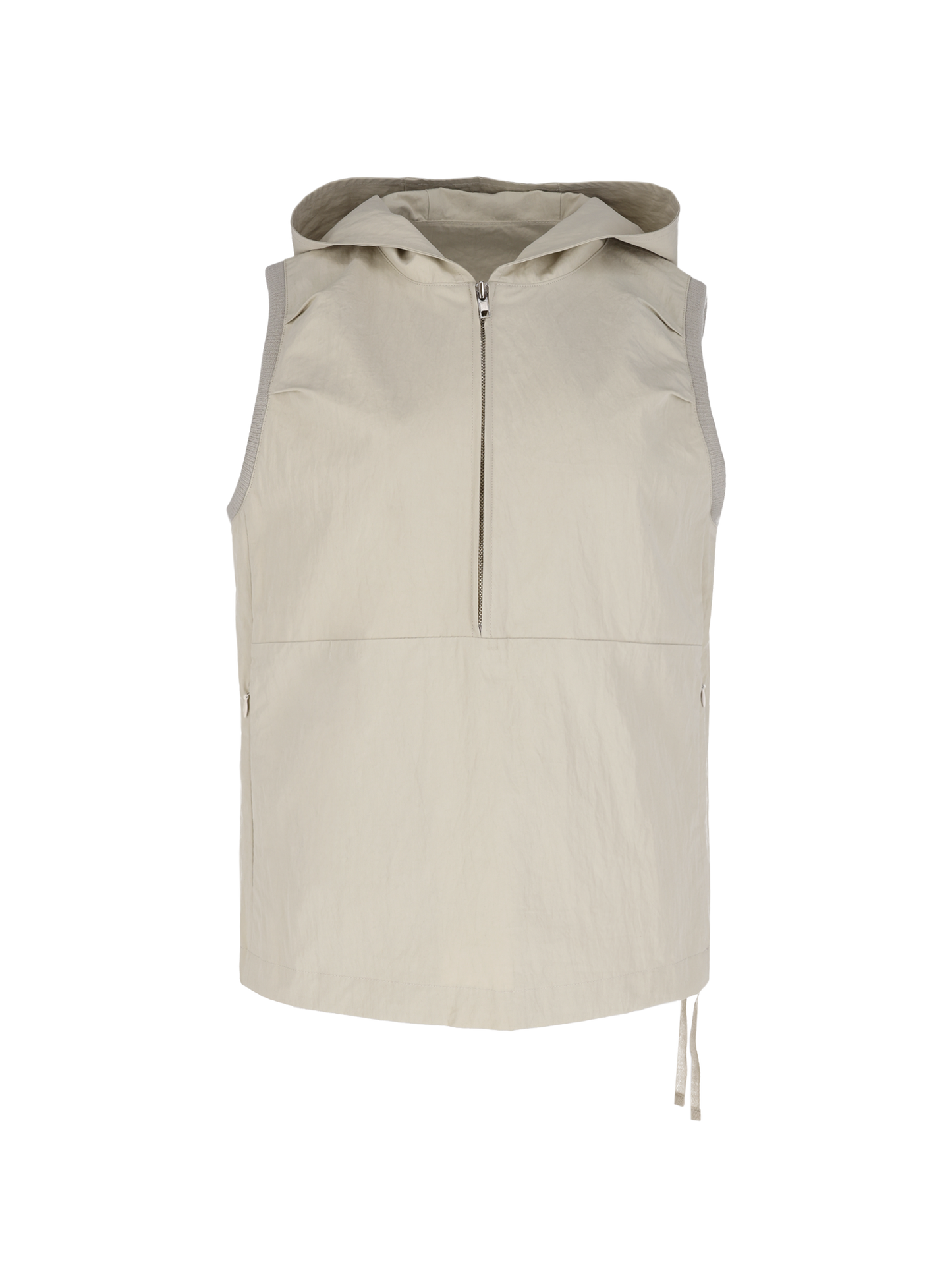 RIB ANORAK VEST (IVORY)