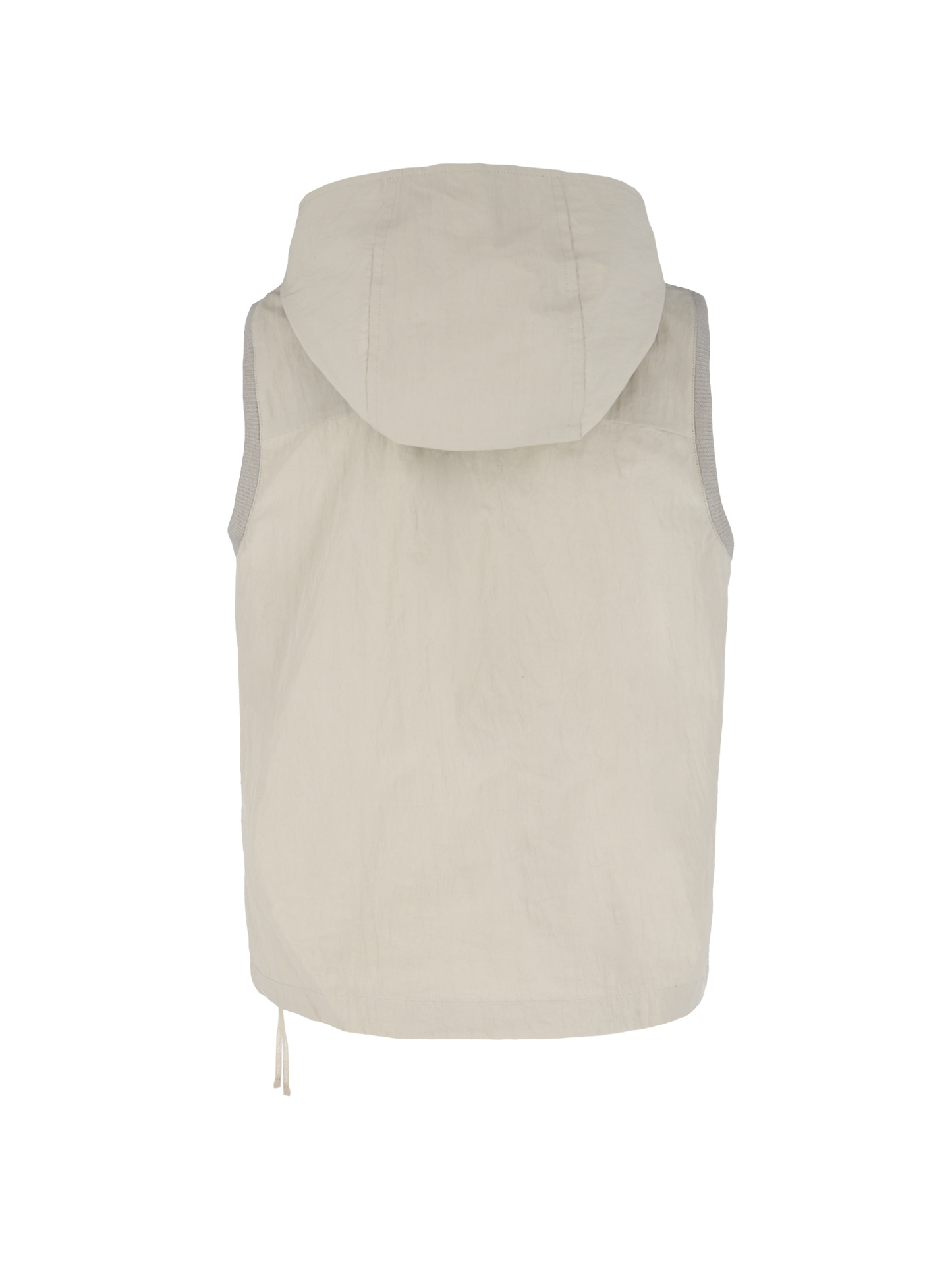 RIB ANORAK VEST (IVORY)