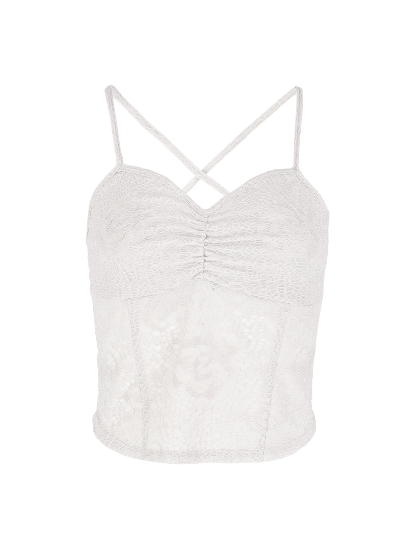 SWIRL STRING SLEEVELESS (IVORY)