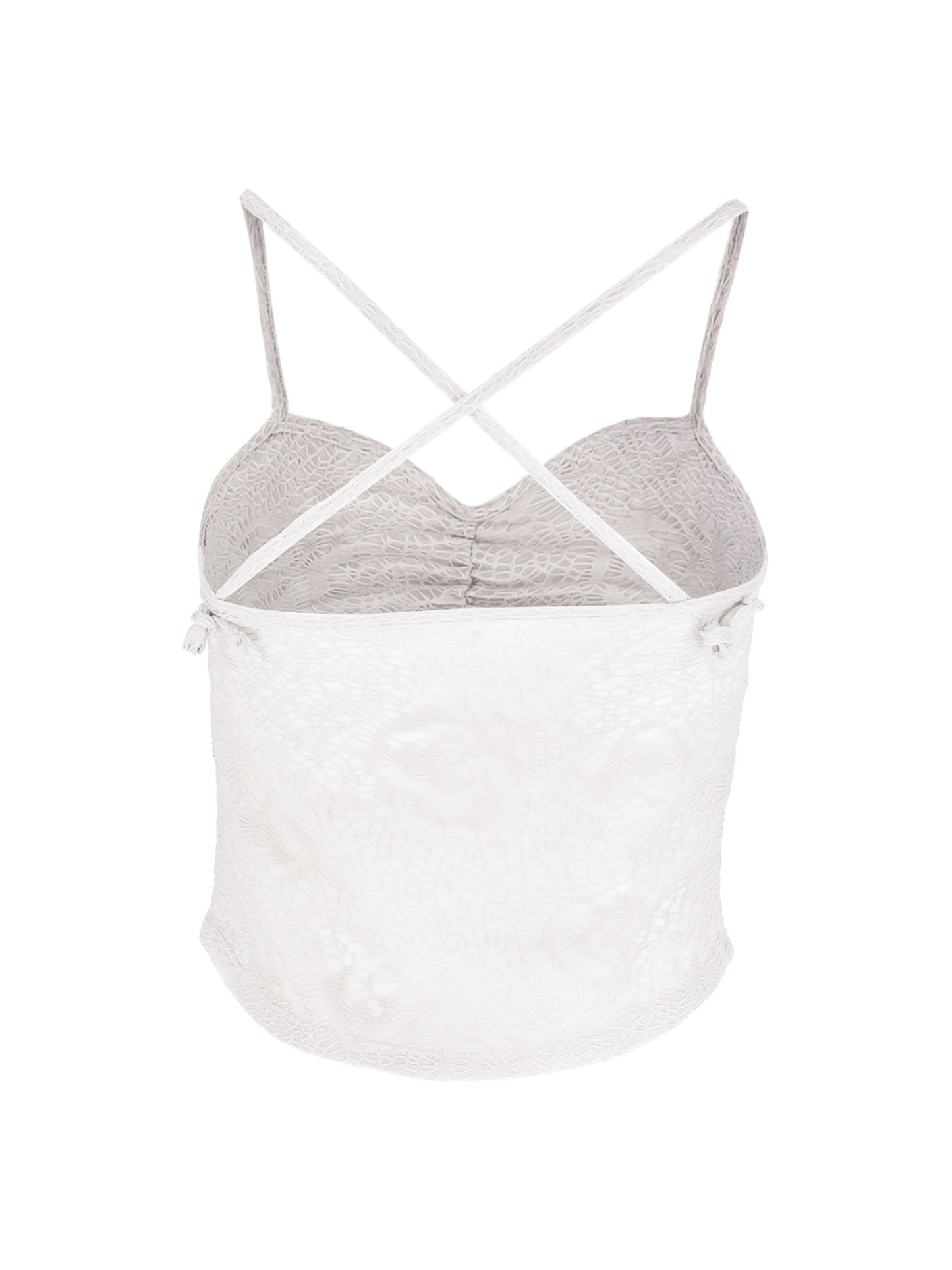 SWIRL STRING SLEEVELESS (IVORY)