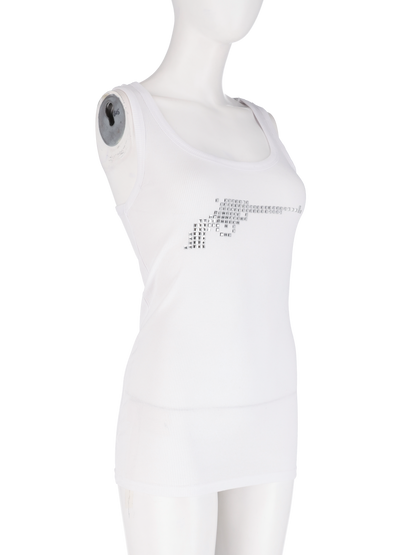 Gun Sleeveless (white)