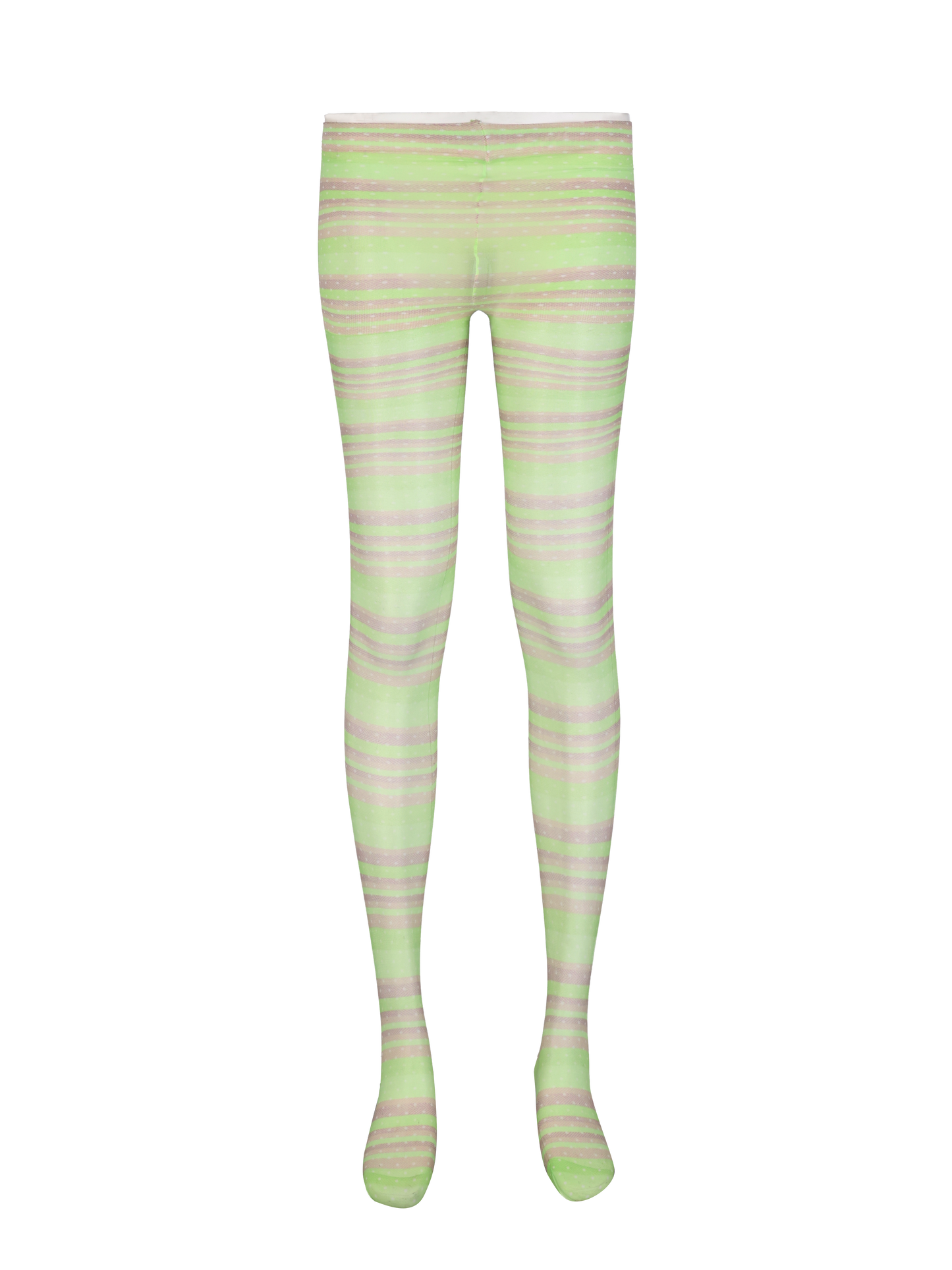 GREEN STIRPE TIGHTS