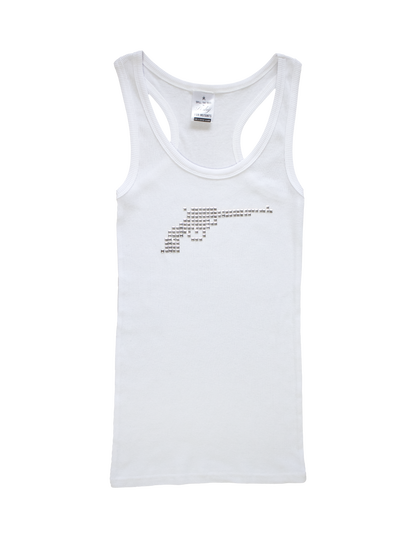 Gun Sleeveless (white)