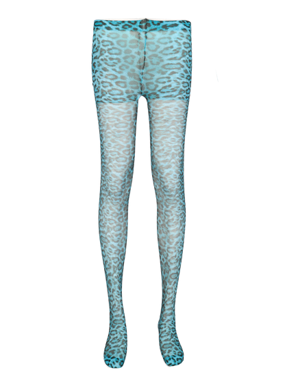 MINT LEOPARD TIGHTS